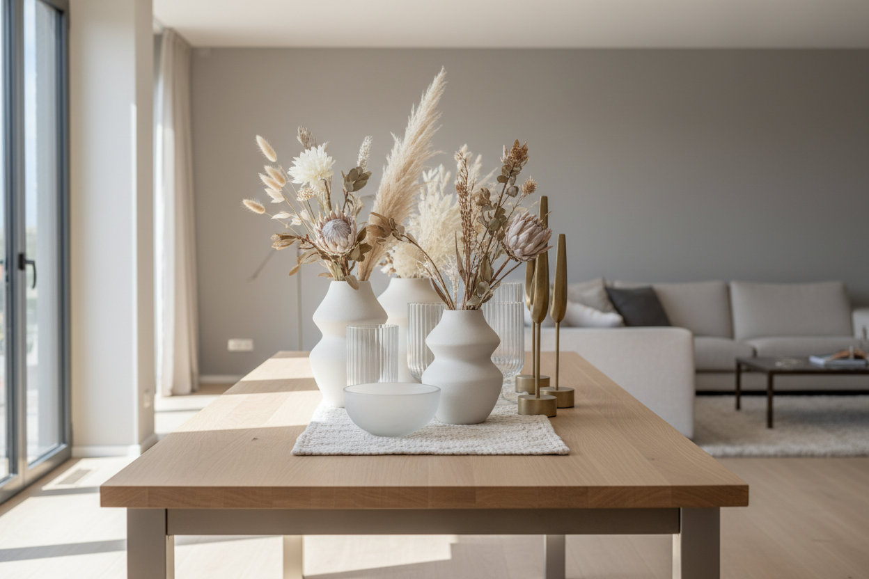 Elegant vases and centerpieces for home decor