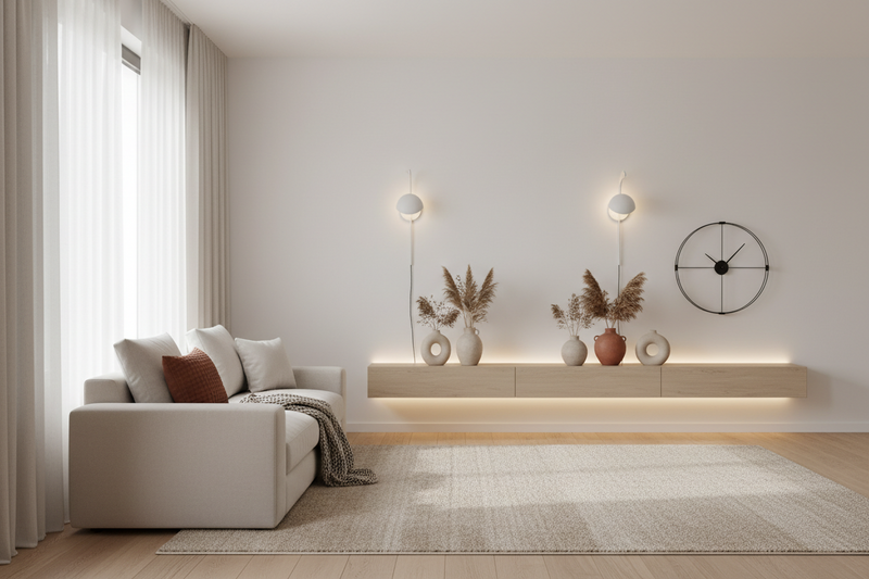 Best selling modern home decor collection with wall lamps and ceramic vases