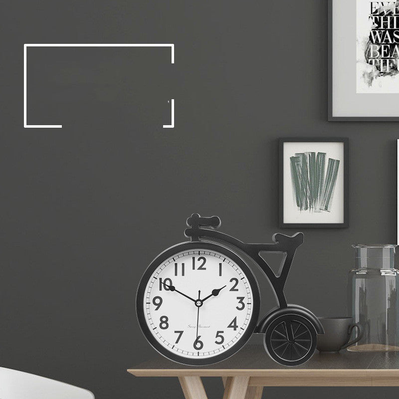 Modern Resin Table Clock – Decorative Desk & Living Room Home Decor